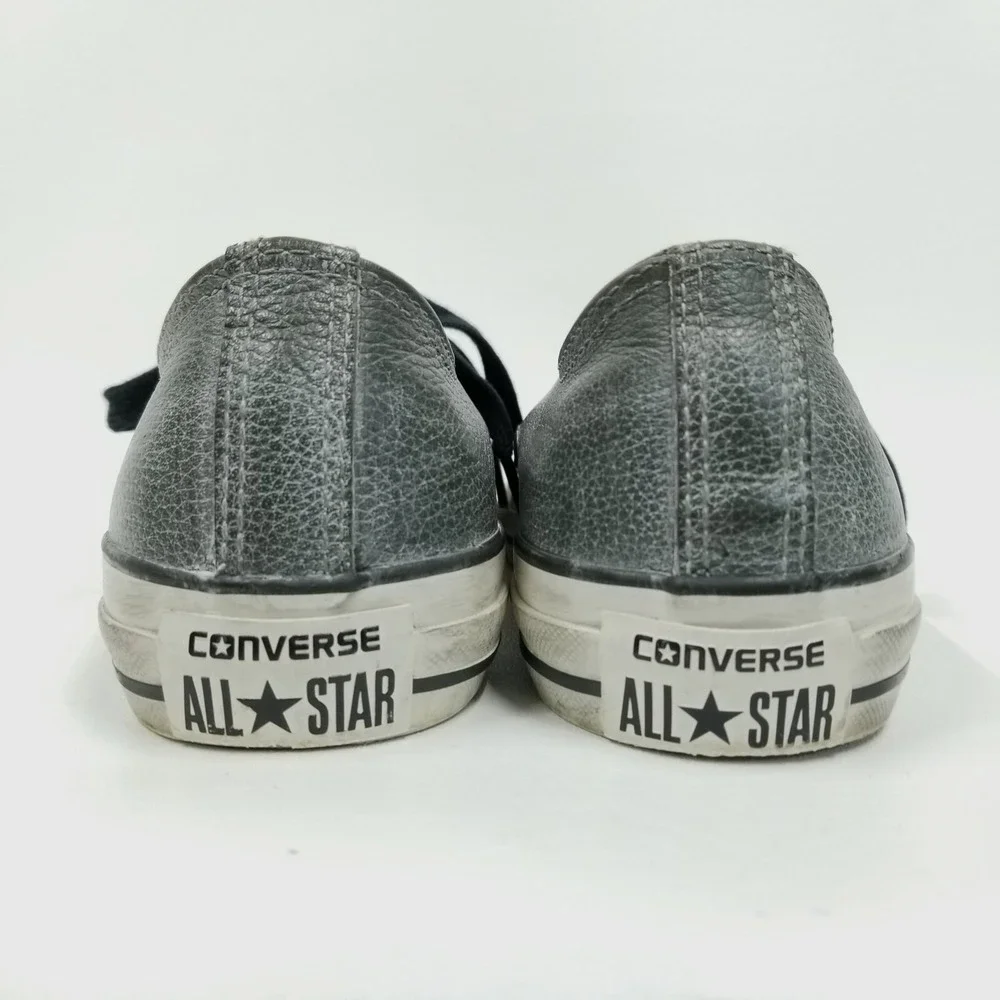 Converse X John Varvatos Shoes Mens Sz 6‎ Women 8 Grey Leather Low Tops All Star